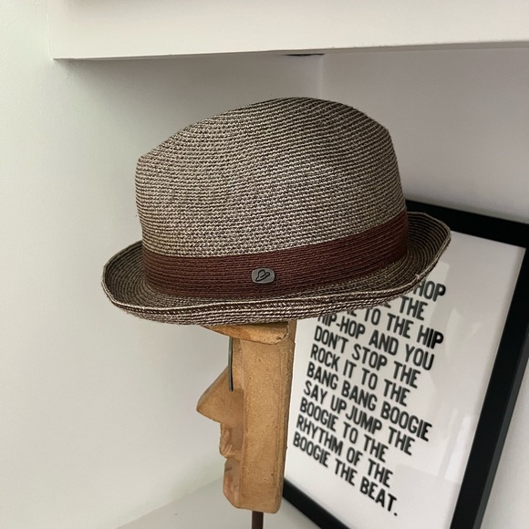 Borsalino Doria Raffia Hat Size 7.5 - Picture 2 of 10